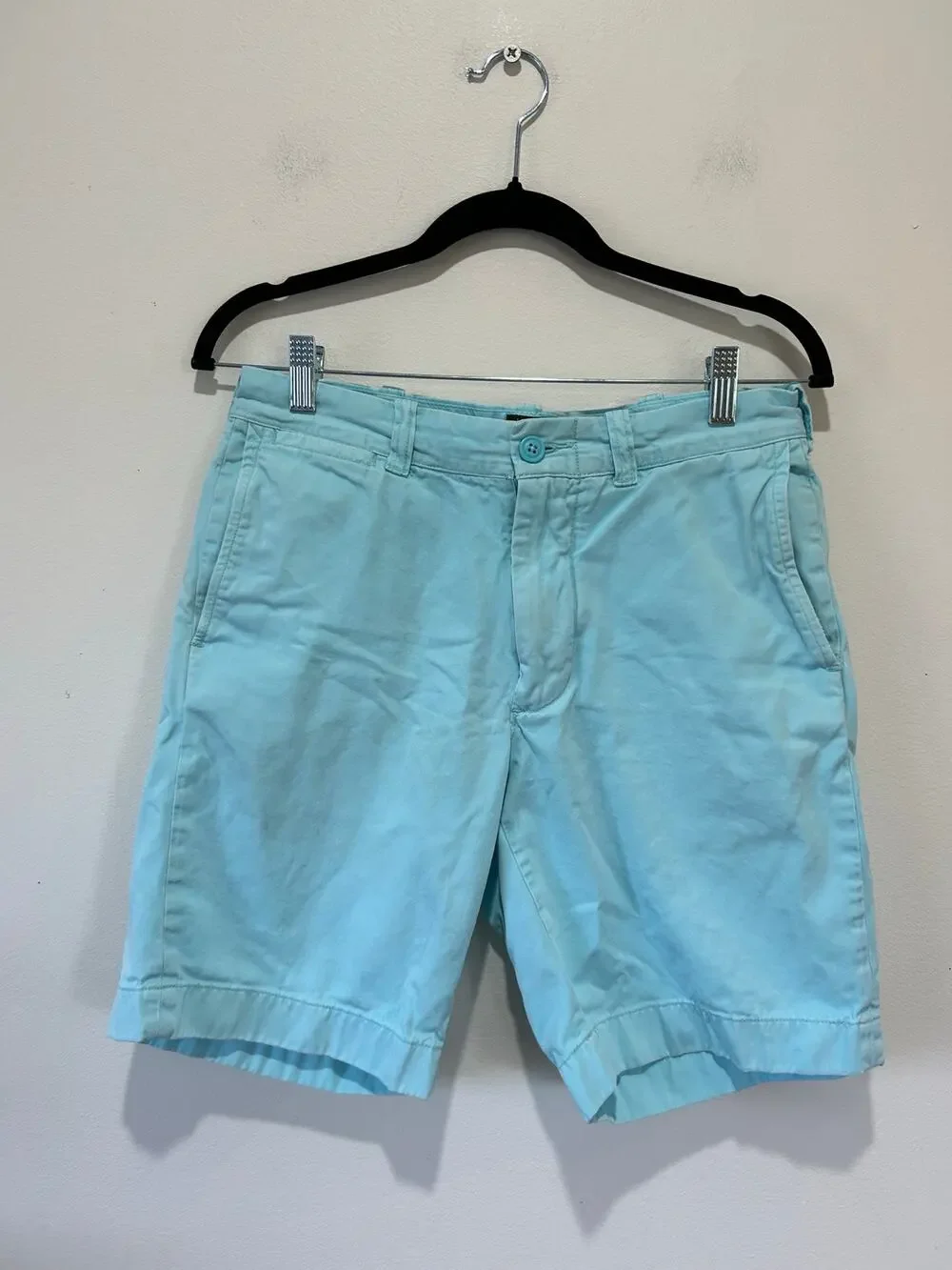J. Crew Stanton short size 30 turquoise 9 inch inseam chino